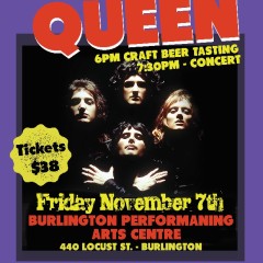 We Will Rock You! The Music of Queen Concert & Craft Beer Tasting
